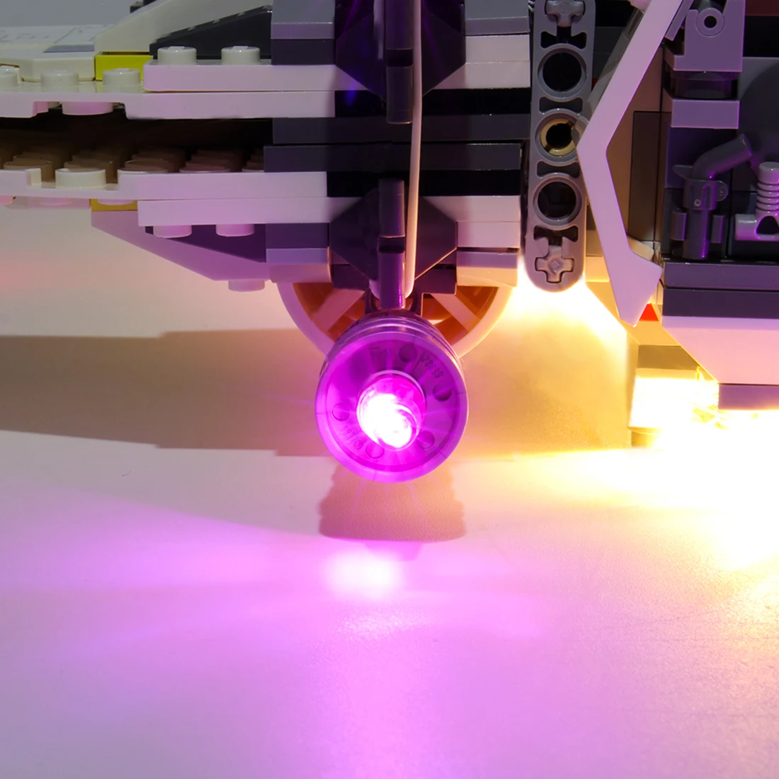 Модификатор маленькие частицы строительный блок аксессуары USB осветительный комплект для 75218 светодиодный в комплекте только
