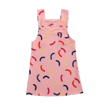 

2020 1-6T Toddler Infant Kids Baby Girl Dress Pink Summer Sleeveless Canday Colorful Pink Strap Dresses Costume Outfits Sweet
