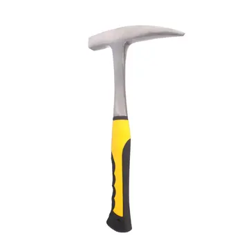 

Geological Exploration Hammer Solid Steel Rock Pick with Pointed Tip Flat Tip Mineral Exploration Geology Hammer