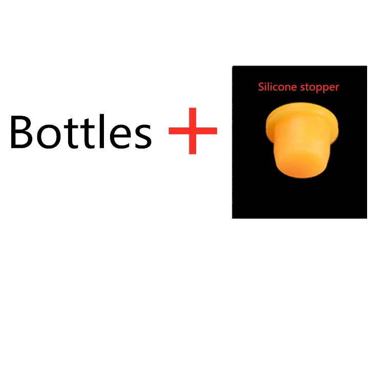 add stopper 50 шт./лот 6 мл маленькие стеклянные бутылки с белой крышкой крошечные diy украшения стеклянные банки 16*60 мм винт крышка дома пробирки для хранения подарок - Цвет: add stopper