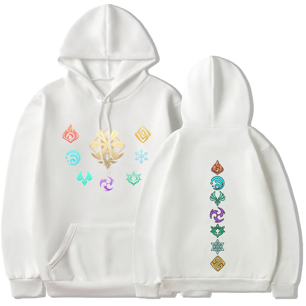 

2021 Genshin Impact logo Print Autumn Winter Holiday Men/Women Hooded Sweet Streetwear Casual style hoodies Clothes