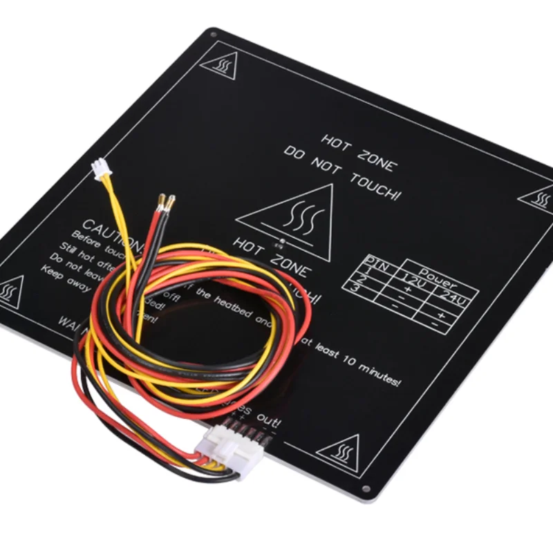 3d принтер алюминиевая кровать с подогревом Печатный стол Pcbs нагреватель Mk3 Горячий Конец квадратный Mk3 печатная Встроенная платформа 220X220X3 мм