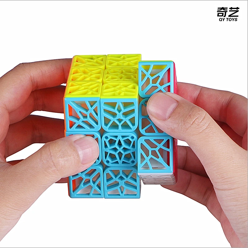 Qiyi 3x3x3 куб ДНК вогнутых 3x3 игрушки Magic cube qiyi ДНК 3x3 головоломки Скорость куб 3x3, cubo magico, 3x3x3 прозрачный пазл