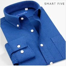 SmartFive, мужские повседневные рубашки с длинным рукавом, Хлопковая полосатая рубашка, мужская деловая офисная рубашка, лето, весна, camisa hombre, большой размер 46