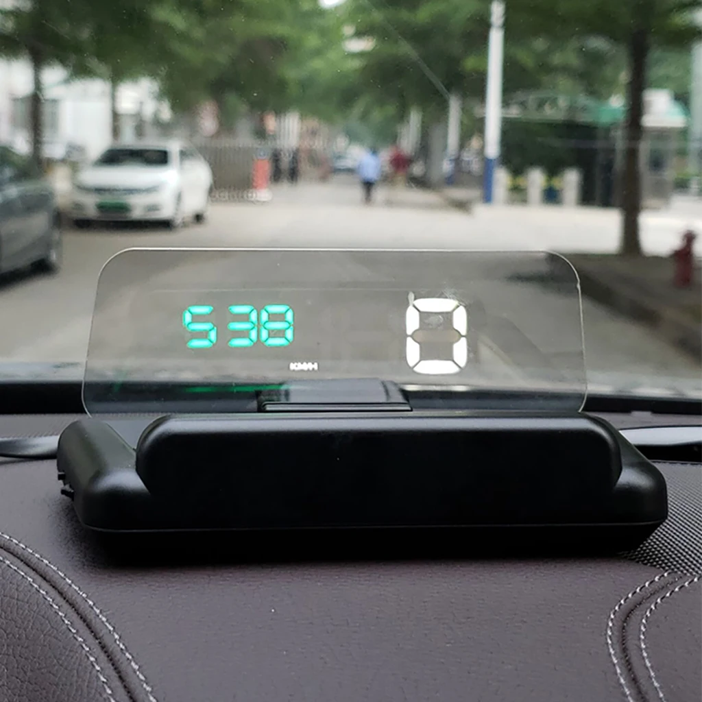 Car Head Up Display Multi-Color Speedometer Windshield Projector -40-80℃