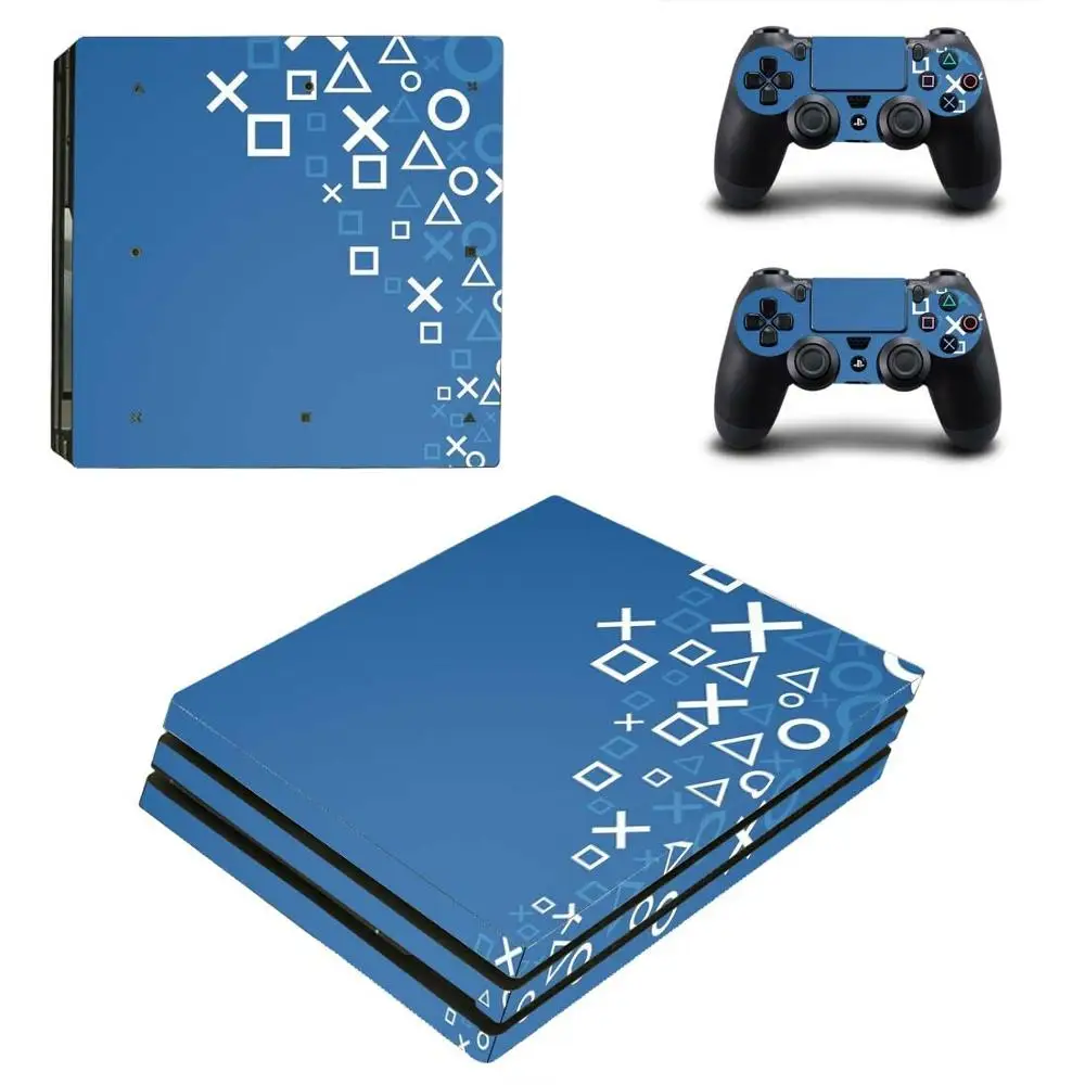 YSP4P-1030 PS4 Pro sticker s PS 4 Play station 4 Pro виниловые наклейки Pegatina Adesivo для консоли playstation 4 Pro и контроллера - Цвет: YSP4P-1030