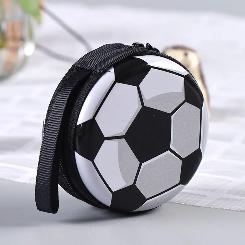 1Pcs Cartoon Crative Basketball Football Volleyball Change Savings Toys Portable Round Box for Children Best Gifts