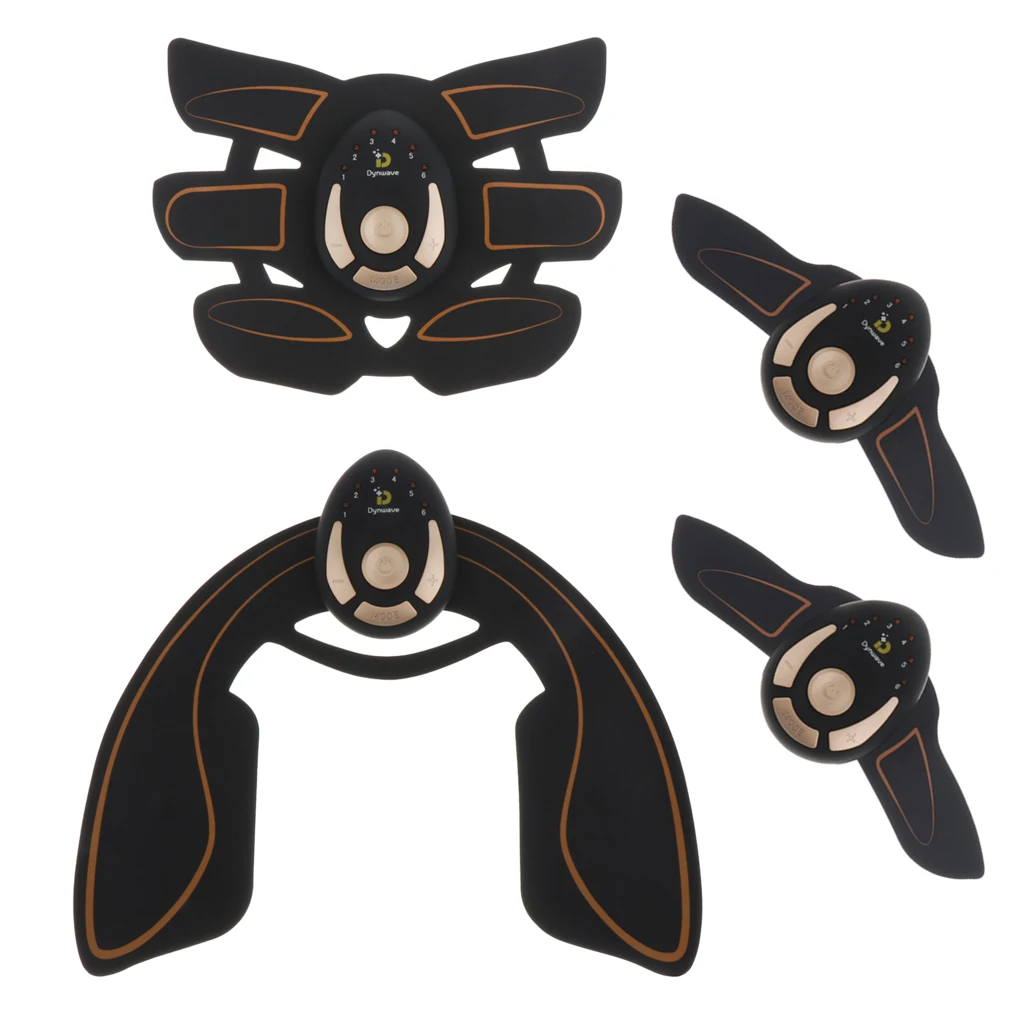 Abdominal Arm Hip Muscle Toning Stimulator Trainer Machine Wireless Fitness Exercise Workout Fat Burner Weight Loss Slim Massage