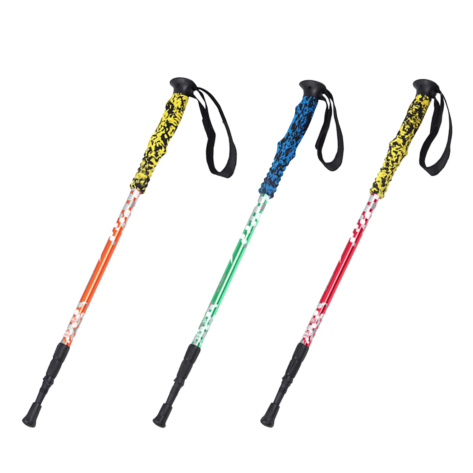 135CM Walking Stick Trekking Aluminum Alloy Climbing Stick Telescopic