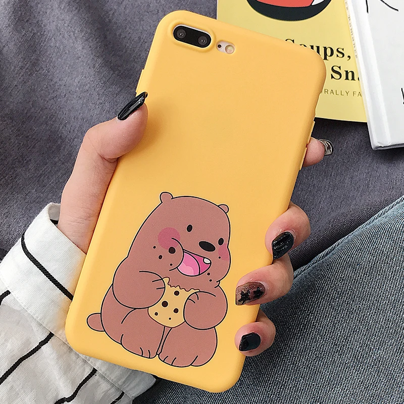 32 Милый мультяшный чехол для Apple iphone 6 6s 7 8 plus x xr max Чехлы для телефона из термополиуретана Силиконовый Модный Задний Бампер Мягкий защитный чехол - Цвет: 32