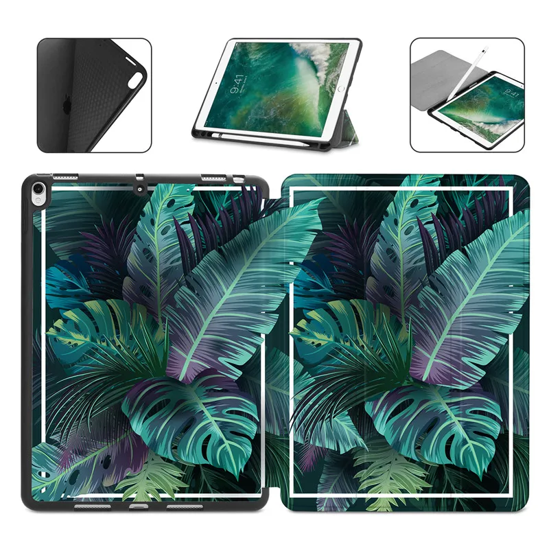 3D HD Чехол для iPad Pro 11 ультра тонкий умный чехол для Pro 11 Магнитный чехол с держателем карандаша - Цвет: X134