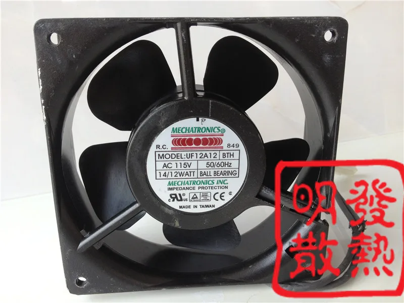 

Original authentic AC115V 14/12W UF12A12 12 cm fan