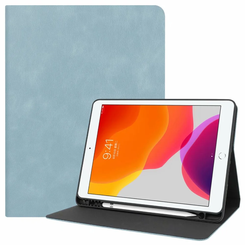 Чехол для планшета для Ipad 10,2 защитный чехол с держателем для ручки для Apple Ipad 7 7 10," A2200 A2198 A2232 чехол+ стилус