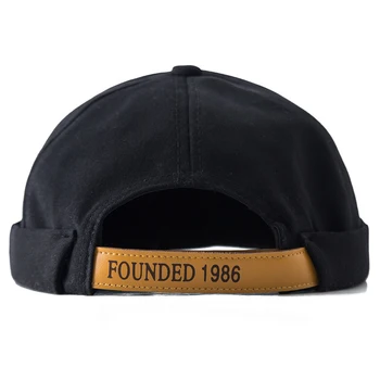 

Retro fashion trend men and women hats adjustable sailor hat hip hop landlord hat