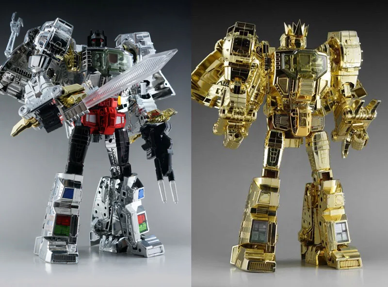 

MP08 Grimlock Transformation MP-08 Oversize Electroplated version Action Figure KO Robot Toys