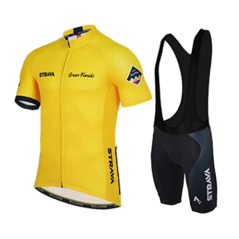 Одежда STRAVA для велоспорта, комплекты для велоспорта, одежда для велоспорта/дышащая мужская одежда для велоспорта, весна-лето, комплекты из майки с коротким рукавом для велоспорта