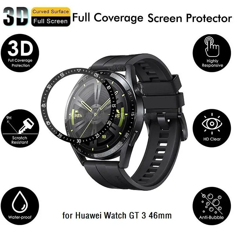 pçs protetor de tela macia para huawei assista gt runner gt pro capa completa relógio inteligente película protetora