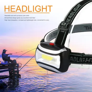 

2000LM Mini COB LED Headlamp Waterproof Headlight Head Flashlight Torch Lanterna For Outdoor Camping Night Fishing