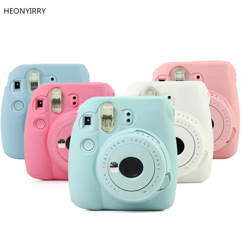 Мягкий силиконовый чехол для камеры Jelly Fujifilm Instax Mini 8/8 +/9 водонепроницаемый