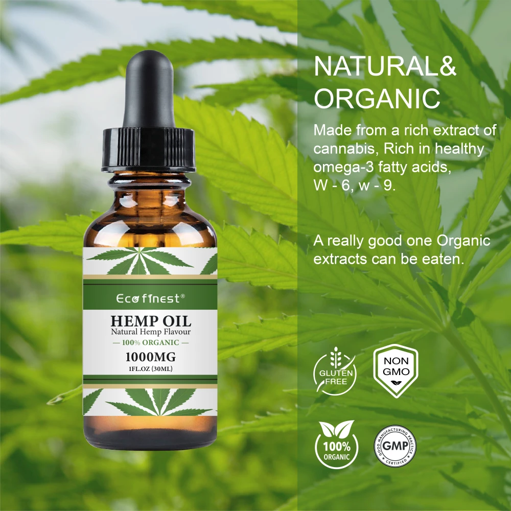 hemp oil 1000mg Natural&orgainc