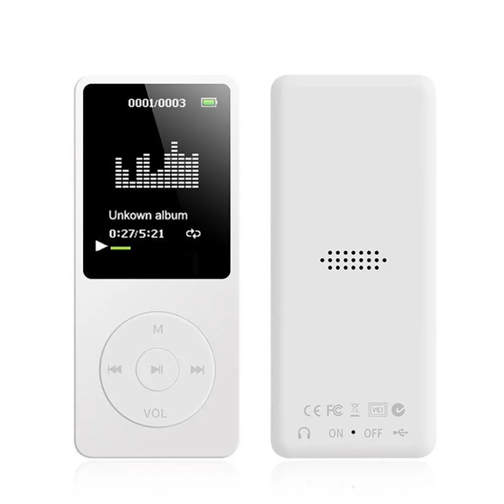 Высокое качество 70 часов воспроизведения MP3 MP4 без потерь Звук Музыкальный плеер FM рекордер TF карта до 128 ГБ с мешком радио FM