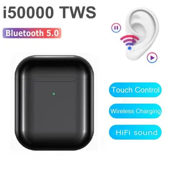 

i50000 TWS In-ear detection 1:1 size Bluetooth Earphone Mini Wireless Earbud Headphone PK H1 chip i500 i9000 tws i10000 tws
