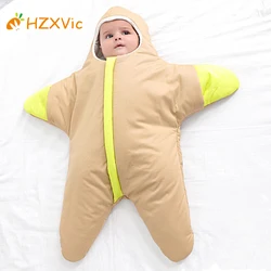 Recém nascido saco de dormir algodão swaddle envoltório quente cobertores saco de inverno para bebês menino recém nascido portátil infantil do bebê da menina cobertores quentes