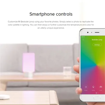 

Xiaomi Mijia Mi Bedside Lamp Table Desk Smart Control Indoor Night Light 16 Million RGB Bluetooth Wifi Touch home APP lamp