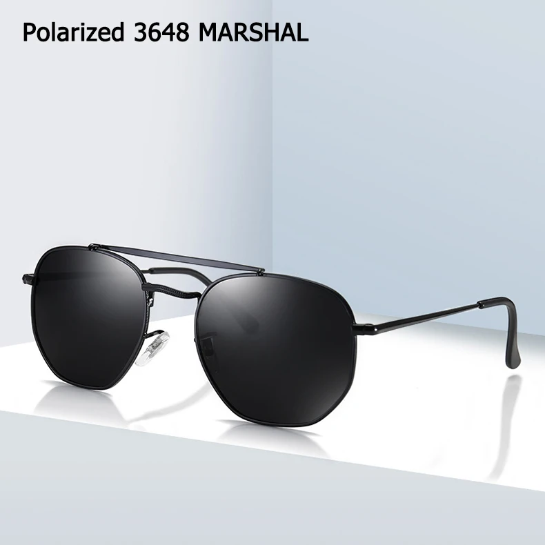 JackJad классические Vinatge 3648 MARSHAL стиль поляризованные солнцезащитные очки для мужчин полигон металлический бренд дизайн солнцезащитные очки Oculos De Sol
