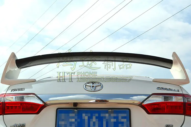 Подходит для TOYOTA GT COROLLA; спойлер из углеродного волокна