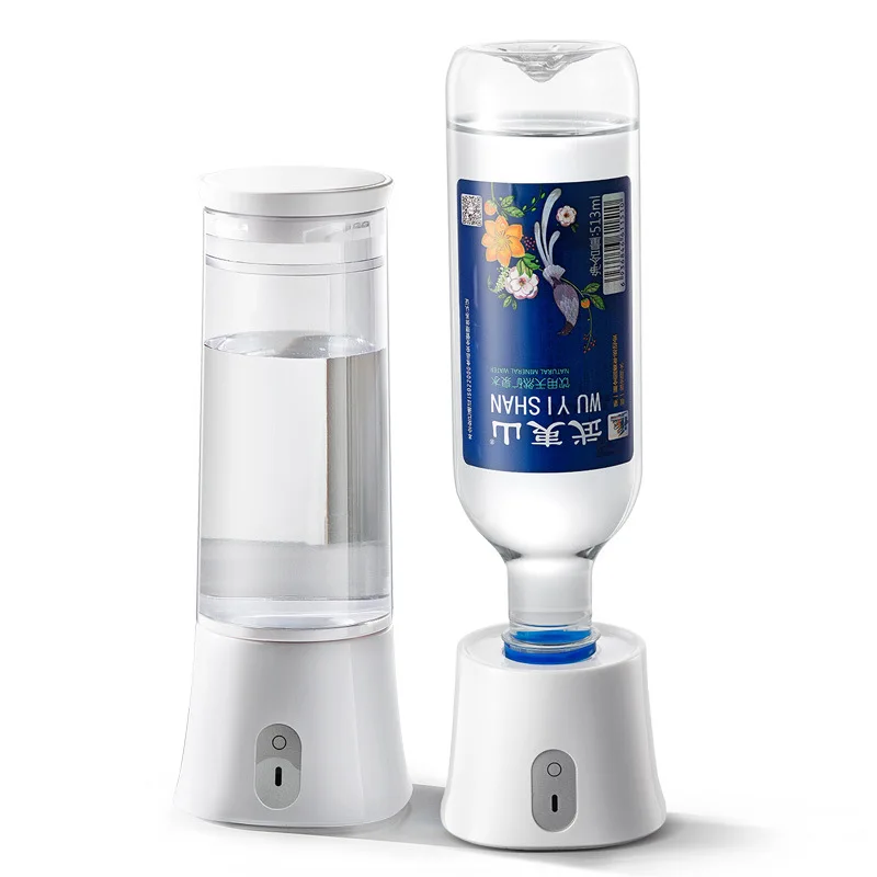 

Pure H2 Hydrogen Water Generator with SPE&PEM Dual Chamber Technology High Concentration Hydrogen Water Bottle Maker