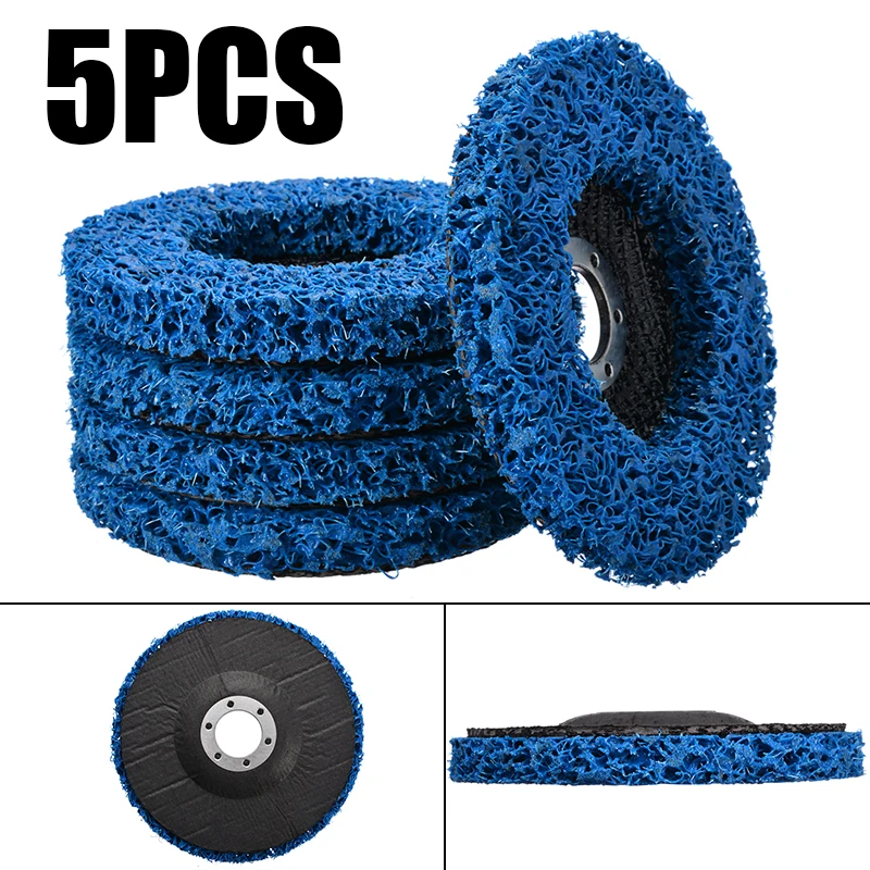 5Pcs 125mmx22mm Grinding Disc Abrasive Wheel Paint Rust Removal Clean Disc For Angle Grinder Abrasive Tool