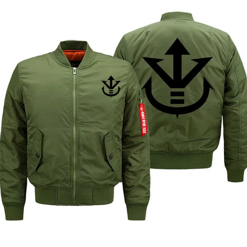 Dragon Ball Z Japan Anime Bomber Jacket Men New Autumn Winter Thick Zip Fashion Warm Coat Parka Motorcycle Mens Jackets 8XL