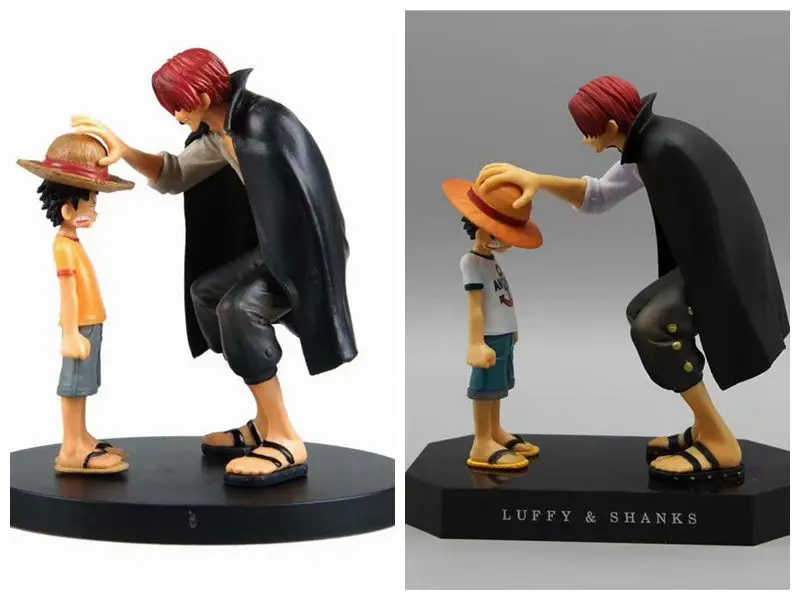 luffy and shanks figure