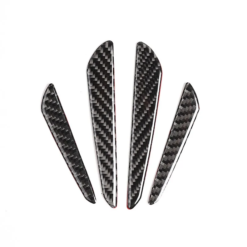 A BAWA Auto Door Side Edge Protection Guard for Dodge Challenger Carbon Fiber Protective Stickers 4pcs for Dodge Charger - Цвет: A