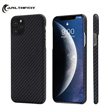 

Original 100% Real Kevlar Carbon Fiber Case For iPhone 11 Pro Max 11 Pro Ultrathin Anti-fall business Phone Cover For iphone 11