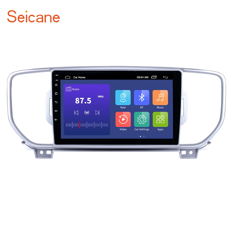 Автомобильный мультимедийный плеер Seicane Android 10 0 для KIA KX5 Sportage 2016 2017 2018 2 Din 9 дюймов