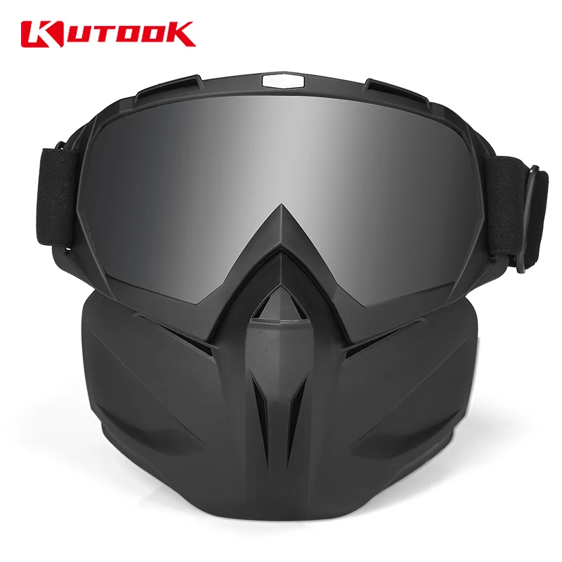 KUTOOK-Gafas de esquí con protección UV para hombre y mujer, gafas de Snowboard a prueba de viento, máscara de cara para invierno, gafas deportivas para nieve