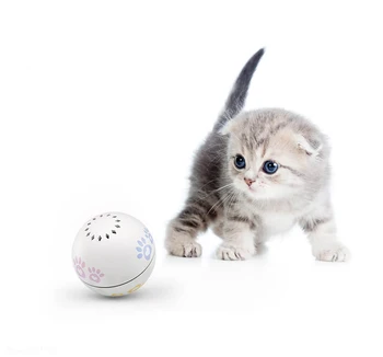 

Smart Cat toy ball pet products kitten toy balls catnip Automatic red dot funny cat playing USB charging