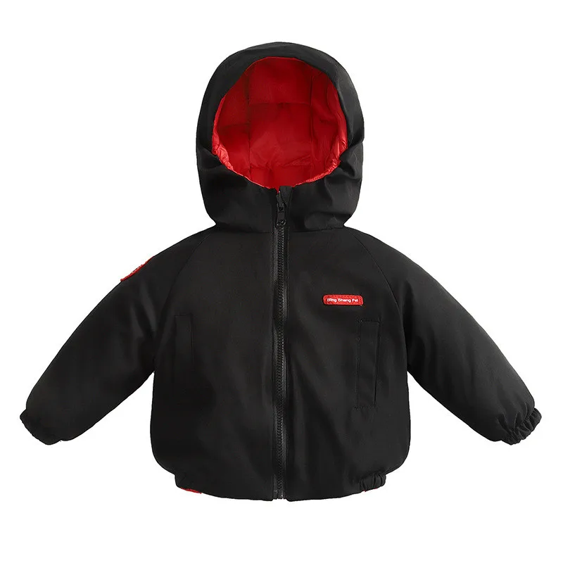 

Kids Girls Jacket 2018 Autumn Winter Jacket For Girls Coat Baby Warm Hooded Outerwear Coat Girls Clothing Children Down Parkas