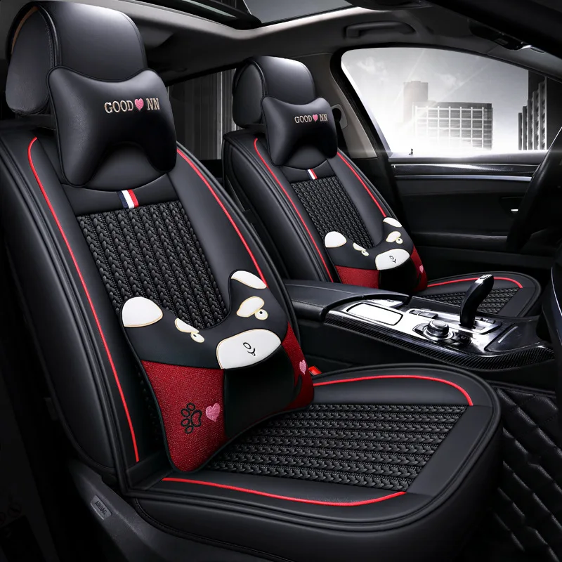 

Suitable for 2017-Futian Lion F16 Summer Viscose Automobile Seat Cushion Four Seasons General All Edges Included Seat Cover Cart