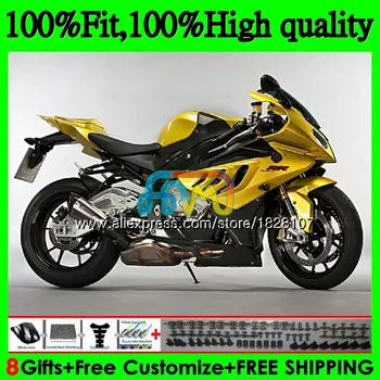 

100%Fit Injection For BMW S1000 RR S1000RR 15 16 17 18 19 59BS.116 S 1000RR 1000 RR 2015 2016 2017 2018 2019 Gloss gold Fairing