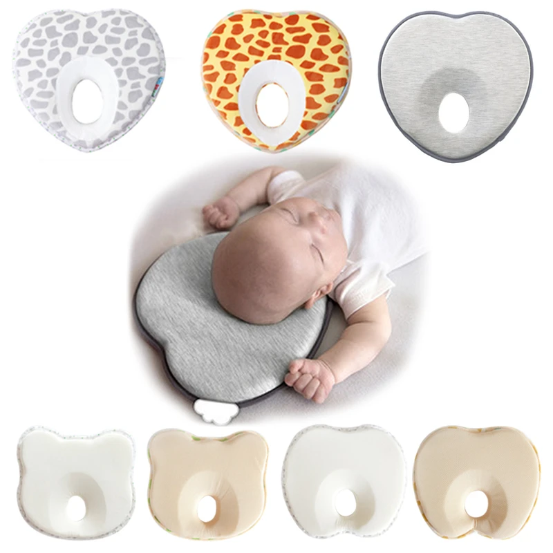Baby Pillow Infant Shape Toddler Sleep Positioner Anti Roll Cushion Flat Head Pillow Protection of Newborn Almohadas duvet insert