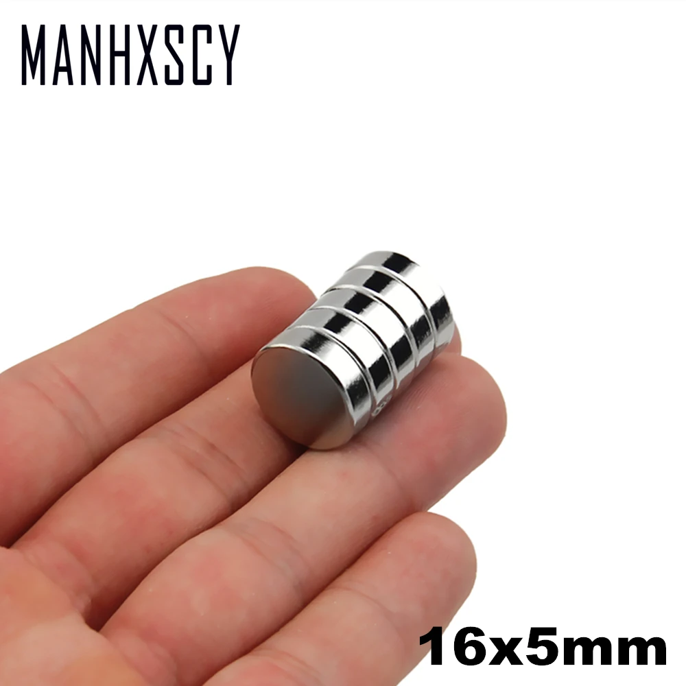 Сильный неодимовый магнит N35 диаметр 16 мм X 5 100 шт. крошечный Диск NdFeB