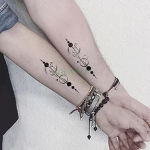 Водостойкая временная татуировка наклейка стрела мяч флэш-тату поддельные тату рука нога запястье ноги рука плечо для девушки мужчины женщины