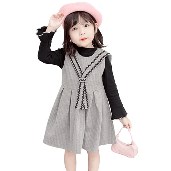 

Toddler Baby Girl Clothes Blouse + Dress Girls Outfits Striped Pattern Tracksuit Girl Casual Style Children's Tracksuits