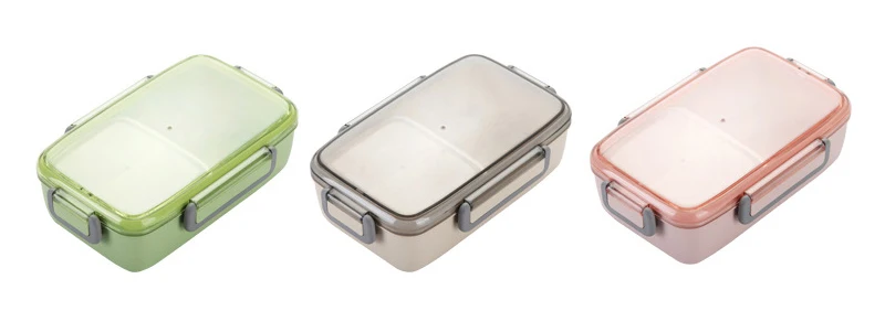 TUUTH New Microwave Lunch Box Independent Lattice For Kids Bento Box Portable Leak-Proof Bento Lunch Box Food Container A13