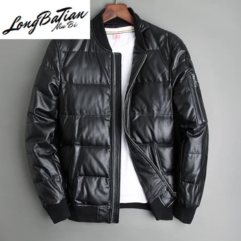 

2020 Men's Men Clothing Autumn Winter Down Jacket 5XL Real Sheepskin Clothes Thick Coat Male Ropa Hombre LXR394