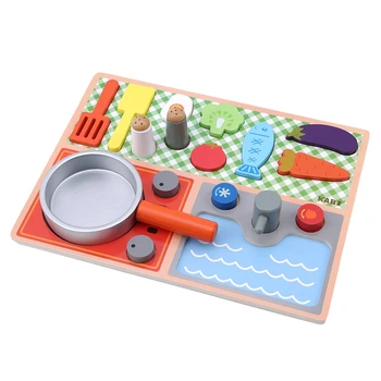 

Toddler Girls Baby Kids Play House Toy Kitchen Utensils Cooking Pots Pans Food Dishes Cookware