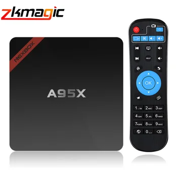 

ZKMAGIC Smart Android TV Box 7.1 A95X NEXBOX Amlogic Quad-core S905W 2GB 16GB WIFI Media Player Box TV Set Top Box
